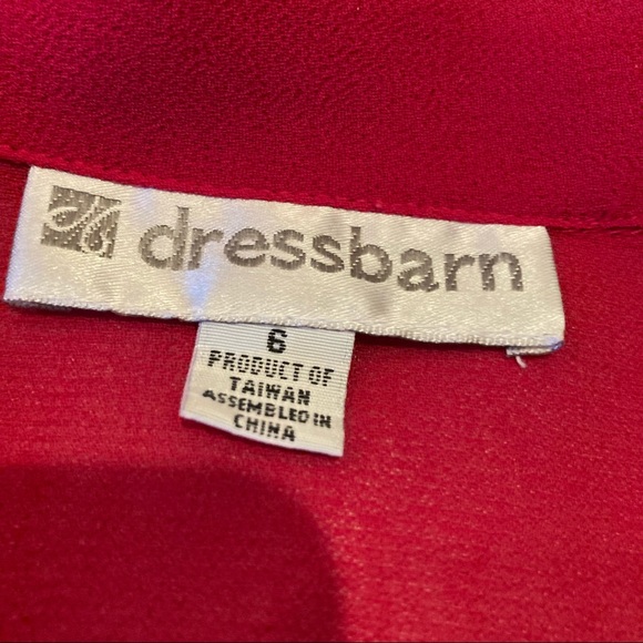 Red Cardigan Ruffled Sleeve - Picture 10 of 10